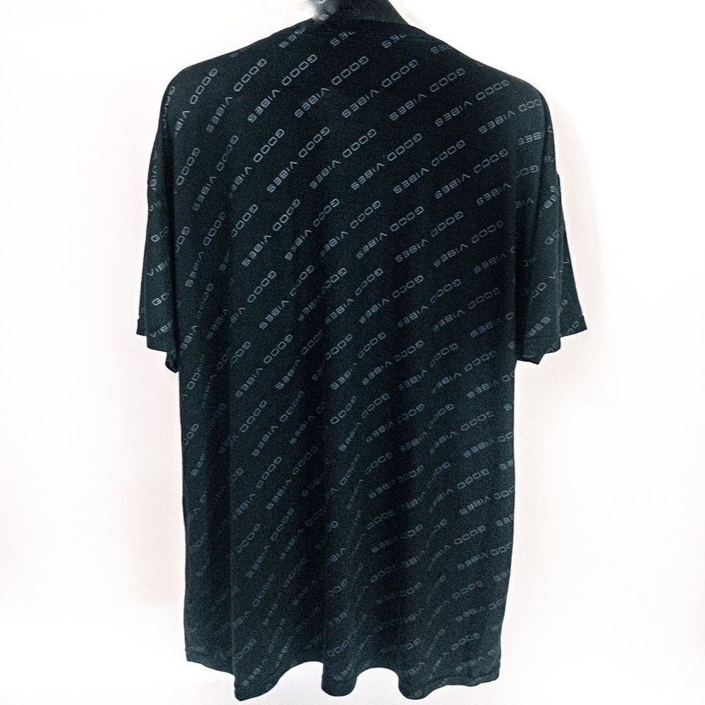 Savage Good Vibes Black T-Shirt by Hustle Sz 2XL - Picture 3 of 10